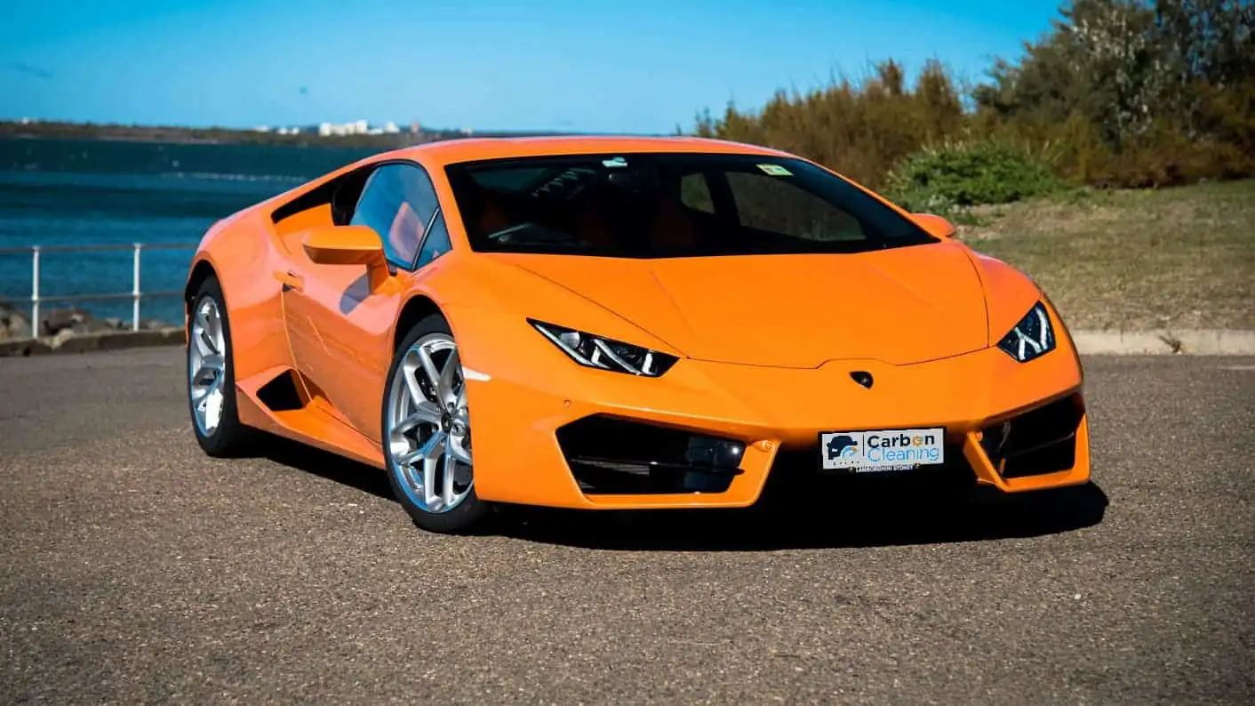 Lamborghini engine carbon cleaning at Expert Carbon Cleaning, Kings Park Sydney
