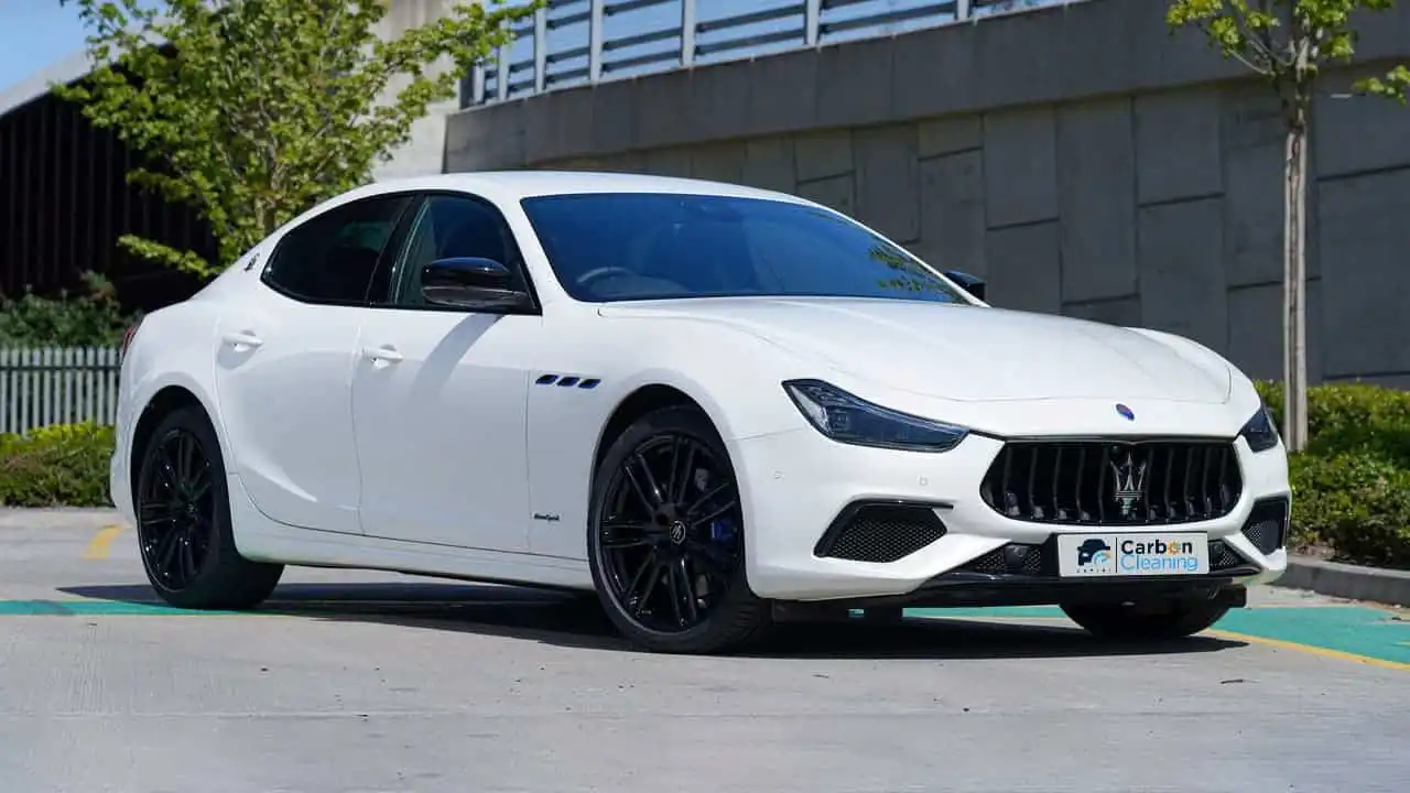 Maserati engine carbon cleaning at Expert Carbon Cleaning, Kings Park Sydney